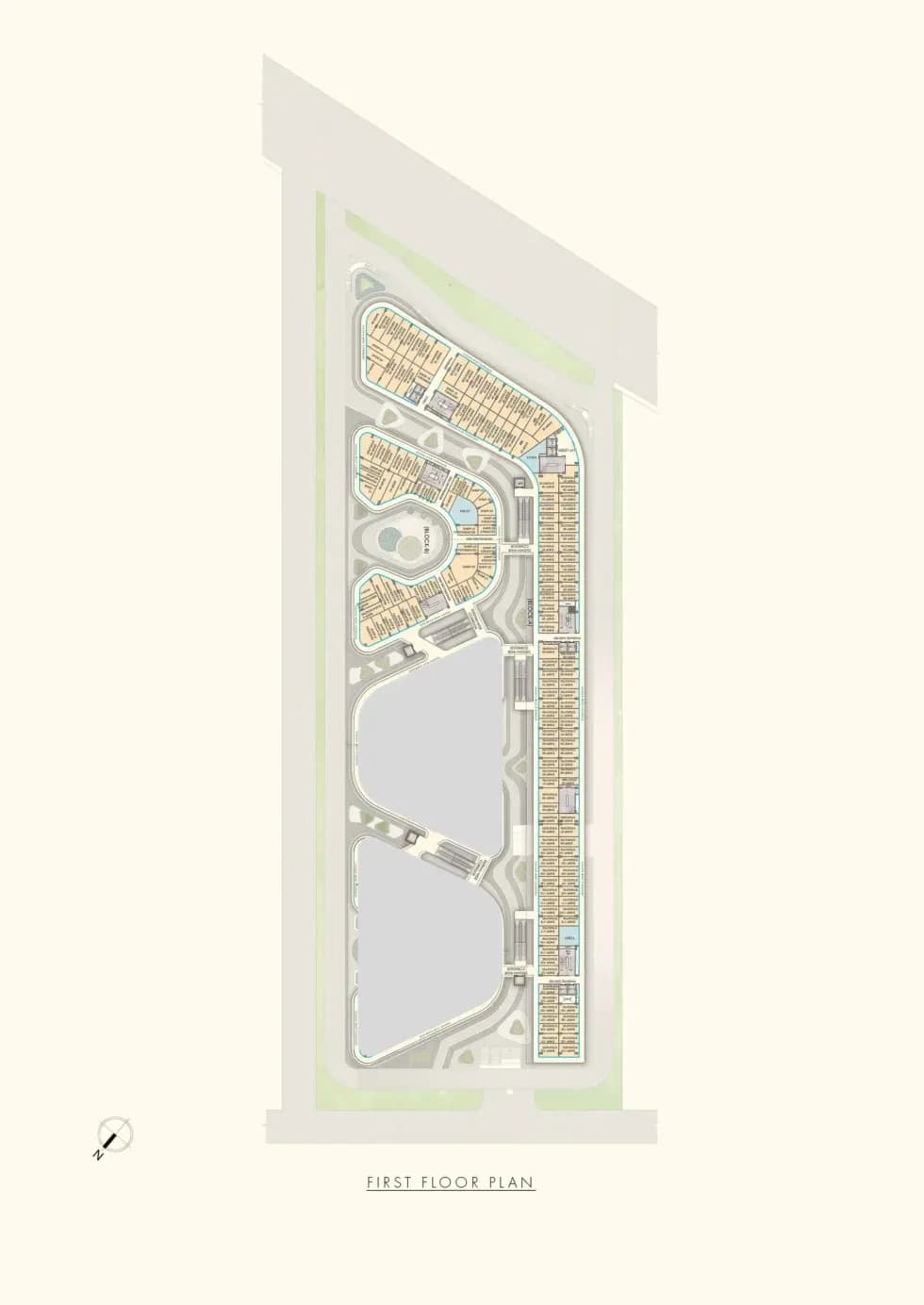 Migsun Lucknow Central 1st Floor floor plan