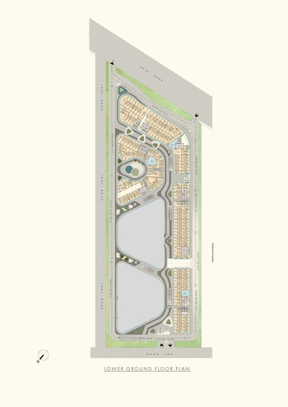 Migsun Lucknow Central Lower Ground Floor floor plan